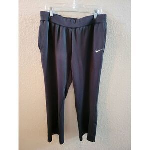 Nike Team Women's Black Hi-Rise Elastic Waist Pull-On Legging Pants Size Large